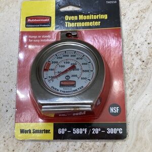 Rubbermaid Oven Monitoring Thermometer Stainless Steel